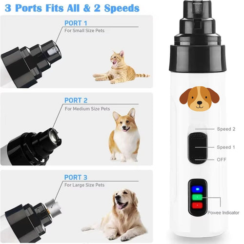 CalmPaws™ – Lima Elettrica Indolore per Unghie di Cani e Gatti